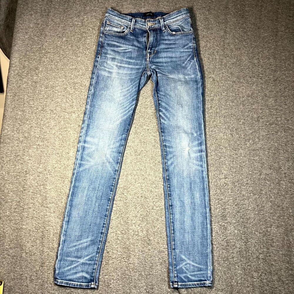 Joes Jeans Mens 28x34.5 Blue The Asher Kinetic Slim Fit Faded Light Wash Stretch